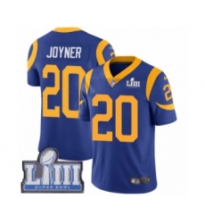 Youth Nike Los Angeles Rams #20 Lamarcus Joyner Royal Blue Alternate Vapor Untouchable Limited Player Super Bowl LIII Bound NFL Jersey
