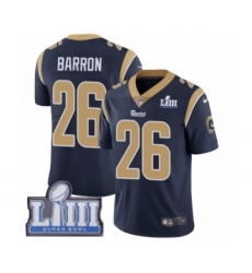 Youth Nike Los Angeles Rams #26 Mark Barron Navy Blue Team Color Vapor Untouchable Limited Player Super Bowl LIII Bound NFL Jersey