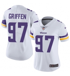 Women's Nike Minnesota Vikings #97 Everson Griffen Elite White NFL Jersey