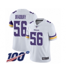 Men's Minnesota Vikings #65 Pat Elflein Limited Purple Rush Vapor Untouchable 100th Season Football Jersey