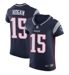Men's Nike New England Patriots #15 Chris Hogan Navy Blue Team Color Vapor Untouchable Elite Player NFL Jersey