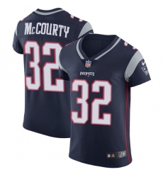 Men's Nike New England Patriots #32 Devin McCourty Navy Blue Team Color Vapor Untouchable Elite Player NFL Jersey