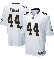 Men's Nike New Orleans Saints #44 Hau'oli Kikaha Game White NFL Jersey