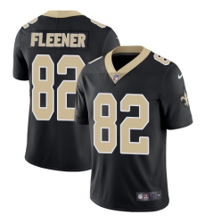 Men's Nike New Orleans Saints #82 Coby Fleener Black Team Color Vapor Untouchable Limited Player NFL Jersey