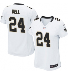 Women's Nike New Orleans Saints #24 Vonn Bell Game White NFL Jersey