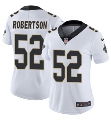 Women's Nike New Orleans Saints #52 Craig Robertson Elite White NFL Jersey