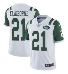 Youth Nike New York Jets #21 Morris Claiborne White Vapor Untouchable Limited Player NFL Jersey