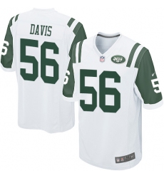 Men's Nike New York Jets #56 DeMario Davis Game White NFL Jersey