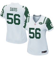 Women's Nike New York Jets #56 DeMario Davis Game White NFL Jersey