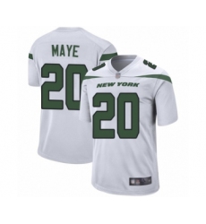 Men's New York Jets #20 Marcus Maye Game White Football Jersey