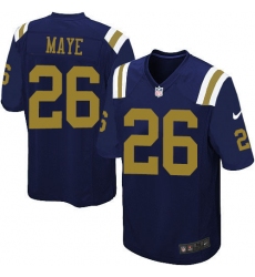 Youth Nike New York Jets #26 Marcus Maye Elite Navy Blue Alternate NFL Jersey