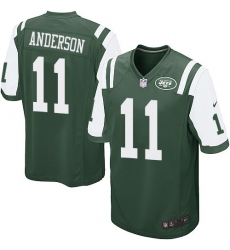 Men's Nike New York Jets #11 Robby Anderson Game Green Team Color NFL Jersey