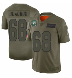 Women's New York Jets #68 Kelvin Beachum Limited Camo 2019 Salute to Service Football Jersey