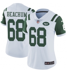 Women's Nike New York Jets #68 Kelvin Beachum Elite White NFL Jersey
