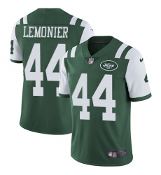 Youth Nike New York Jets #44 Corey Lemonier Green Team Color Vapor Untouchable Limited Player NFL Jersey