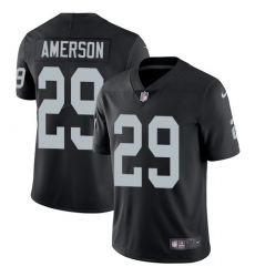 Youth Nike Oakland Raiders #29 David Amerson Elite Black Team Color NFL Jersey