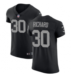 Men's Nike Oakland Raiders #30 Jalen Richard Black Team Color Vapor Untouchable Elite Player NFL Jersey
