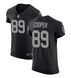 Men's Nike Oakland Raiders #89 Amari Cooper Black Team Color Vapor Untouchable Elite Player NFL Jersey