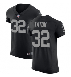 Men's Nike Oakland Raiders #32 Jack Tatum Black Team Color Vapor Untouchable Elite Player NFL Jersey