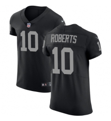 Men's Nike Oakland Raiders #10 Seth Roberts Black Team Color Vapor Untouchable Elite Player NFL Jersey