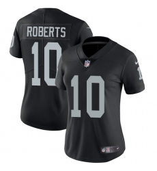 Women's Nike Oakland Raiders #10 Seth Roberts Elite Black Team Color NFL Jersey