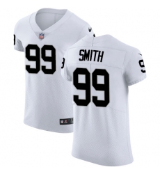 Men's Nike Oakland Raiders #99 Aldon Smith White Vapor Untouchable Elite Player NFL Jersey