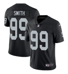 Youth Nike Oakland Raiders #99 Aldon Smith Elite Black Team Color NFL Jersey