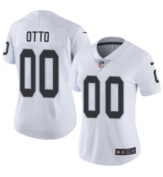 Women's Nike Oakland Raiders #00 Jim Otto Elite White NFL Jersey