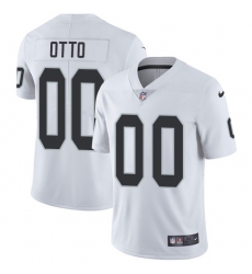 Youth Nike Oakland Raiders #00 Jim Otto White Vapor Untouchable Limited Player NFL Jersey