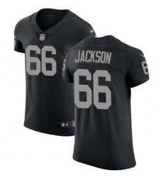 Men's Nike Oakland Raiders #66 Gabe Jackson Black Team Color Vapor Untouchable Elite Player NFL Jersey