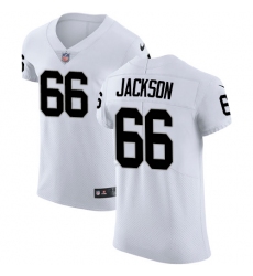 Men's Nike Oakland Raiders #66 Gabe Jackson White Vapor Untouchable Elite Player NFL Jersey