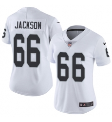 Women's Nike Oakland Raiders #66 Gabe Jackson Elite White NFL Jersey