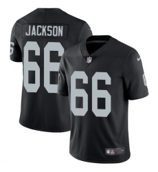 Youth Nike Oakland Raiders #66 Gabe Jackson Elite Black Team Color NFL Jersey