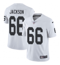 Youth Nike Oakland Raiders #66 Gabe Jackson Elite White NFL Jersey