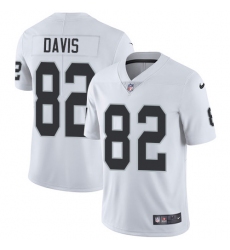 Youth Nike Oakland Raiders #82 Al Davis White Vapor Untouchable Limited Player NFL Jersey