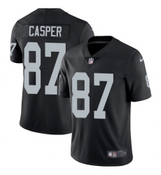Youth Nike Oakland Raiders #87 Dave Casper Elite Black Team Color NFL Jersey
