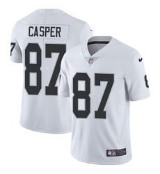 Youth Nike Oakland Raiders #87 Dave Casper Elite White NFL Jersey
