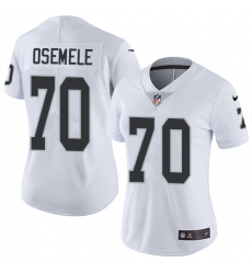 Women's Nike Oakland Raiders #70 Kelechi Osemele White Vapor Untouchable Limited Player NFL Jersey