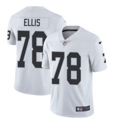 Youth Nike Oakland Raiders #78 Justin Ellis White Vapor Untouchable Limited Player NFL Jersey