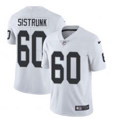 Youth Nike Oakland Raiders #60 Otis Sistrunk White Vapor Untouchable Limited Player NFL Jersey