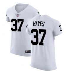 Men's Nike Oakland Raiders #37 Lester Hayes White Vapor Untouchable Elite Player NFL Jersey