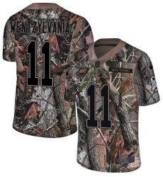 Men's Nike Philadelphia Eagles #11 Carson Wentz Camo Wentzylvania Rush Realtree Limited NFL Jersey