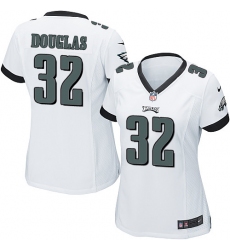 Women's Nike Philadelphia Eagles #32 Rasul Douglas Game White NFL Jersey