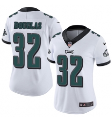 Women's Nike Philadelphia Eagles #32 Rasul Douglas White Vapor Untouchable Limited Player NFL Jersey