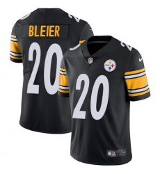 Youth Nike Pittsburgh Steelers #20 Rocky Bleier Black Team Color Vapor Untouchable Limited Player NFL Jersey