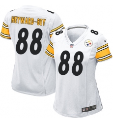 Women's Nike Pittsburgh Steelers #88 Darrius Heyward-Bey Game White NFL Jersey