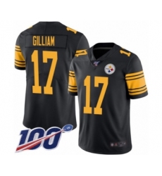 Youth Pittsburgh Steelers #17 Joe Gilliam Limited Black Rush Vapor Untouchable 100th Season Football Jersey