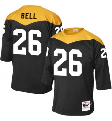 Men's Mitchell and Ness Pittsburgh Steelers #26 Le'Veon Bell Elite Black 1967 Home Throwback NFL Jersey