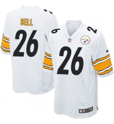 Men's Nike Pittsburgh Steelers #26 Le'Veon Bell Game White NFL Jersey