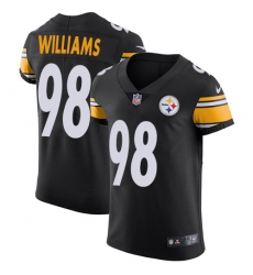 Men's Nike Pittsburgh Steelers #98 Vince Williams Black Team Color Vapor Untouchable Elite Player NFL Jersey